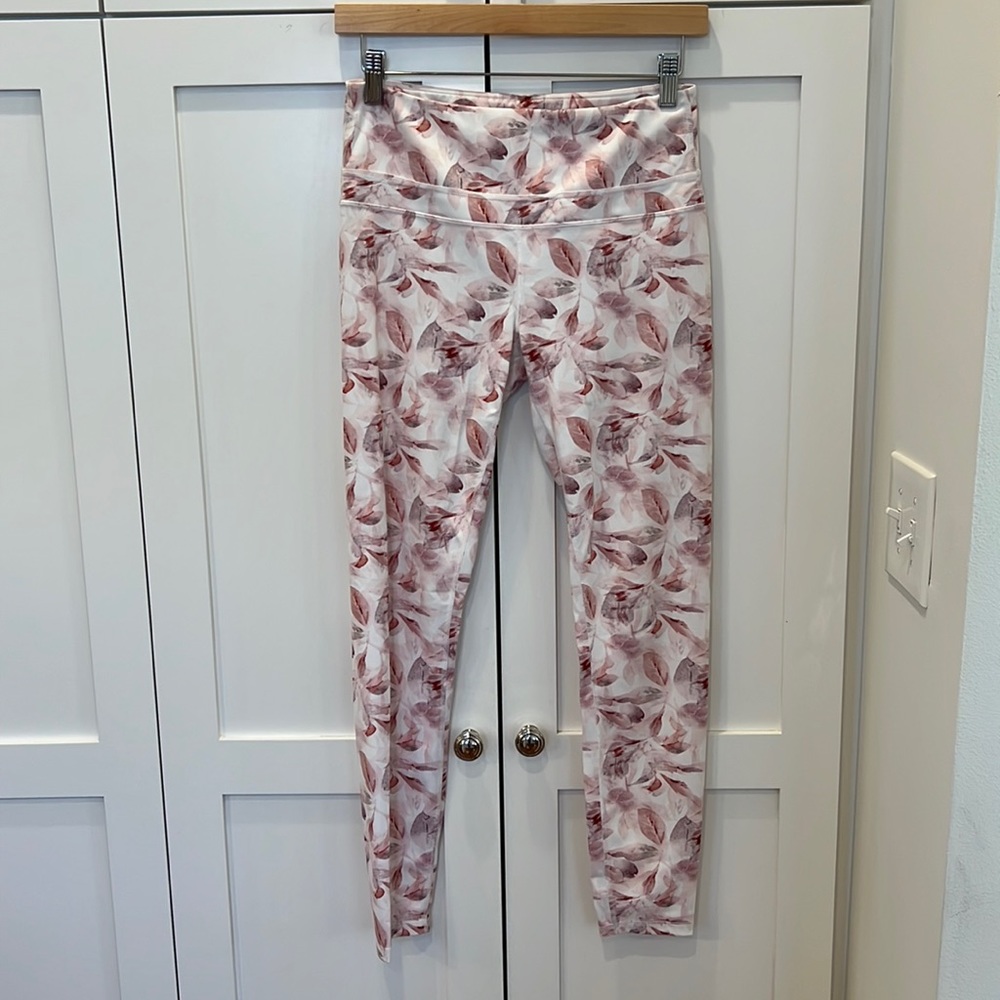 Varley leaf print leggings